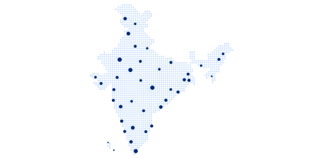 ConfEye Pan India presence map